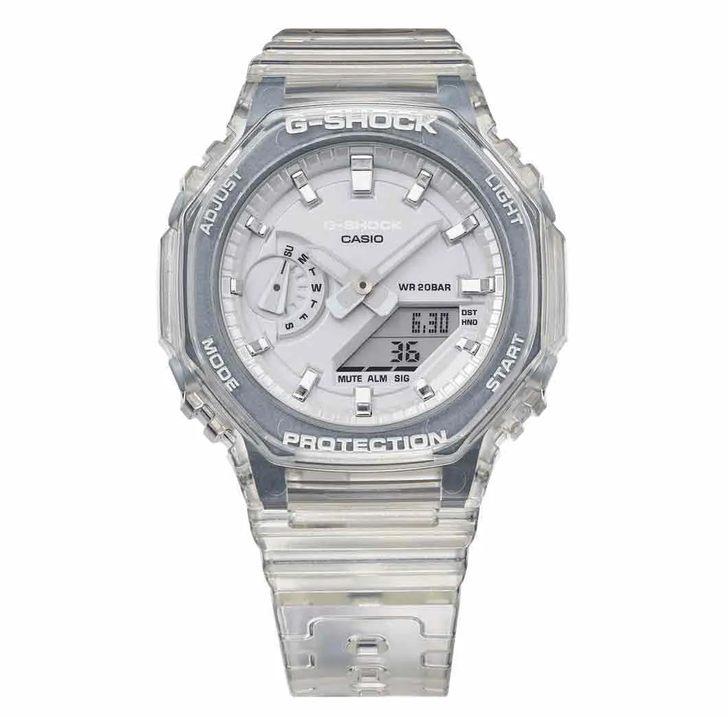 Casio G-Shock Unisex Transparent Watch GMA-S2100SK-7AER