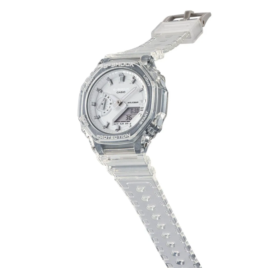 Casio G-Shock Unisex Transparent Watch GMA-S2100SK-7AER