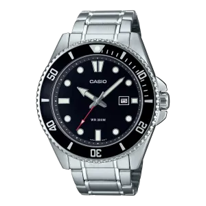 Casio Men's Watch Standard Black Bracelet MDV-107D-1A1VDF
