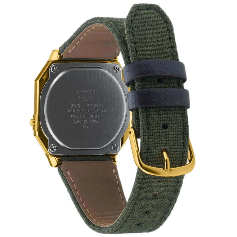 Casio Retro Vintage A700 Unisex Green Watch A700WEGL-3AEF
