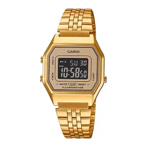 Casio Vintage Gold Digital Watch LA680WGA-9BDF
