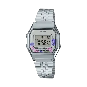 Casio Vintage LA680WA-4CDF Floral Dial Digital Watch