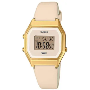 Casio Vintage Ladies Cream Watch LA680WEGL-4EF