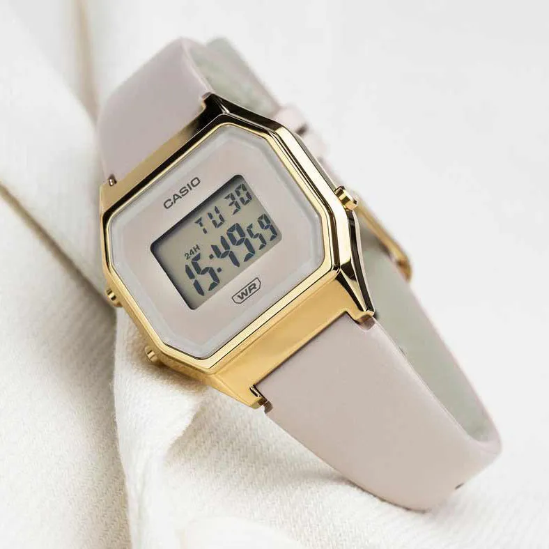 Casio Vintage Ladies Cream Watch LA680WEGL-4EF