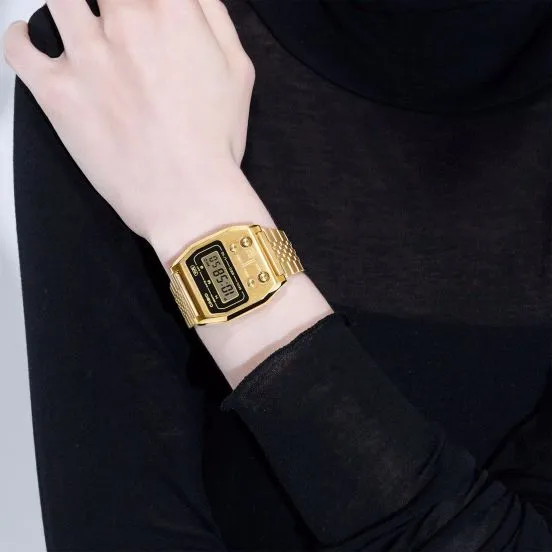 Casio Vintage Unisex Gold Watch A1100G-5EF