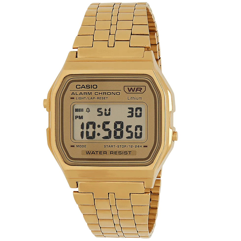 Casio Vintage Unisex Gold Watch A158WETG-9AEF