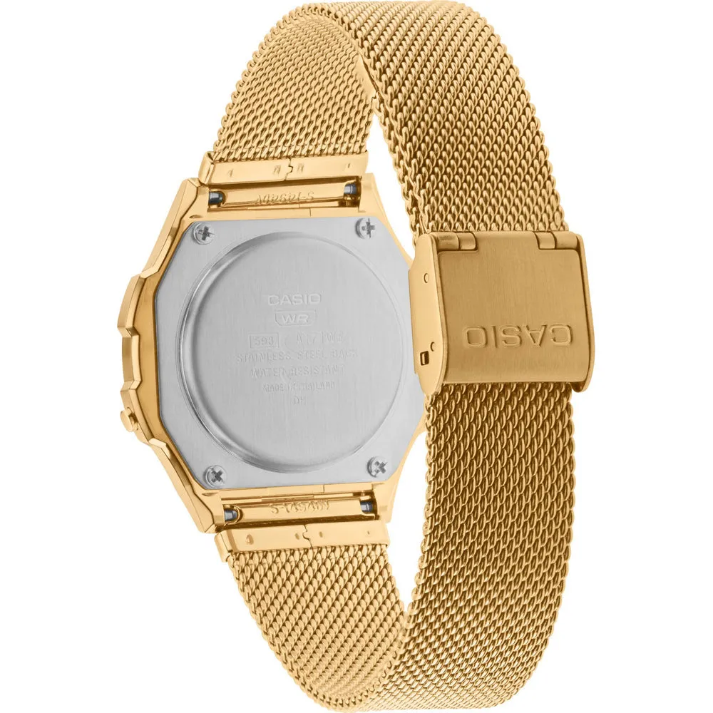 Casio Vintage Unisex Gold Watch A171WEMG-9AEF