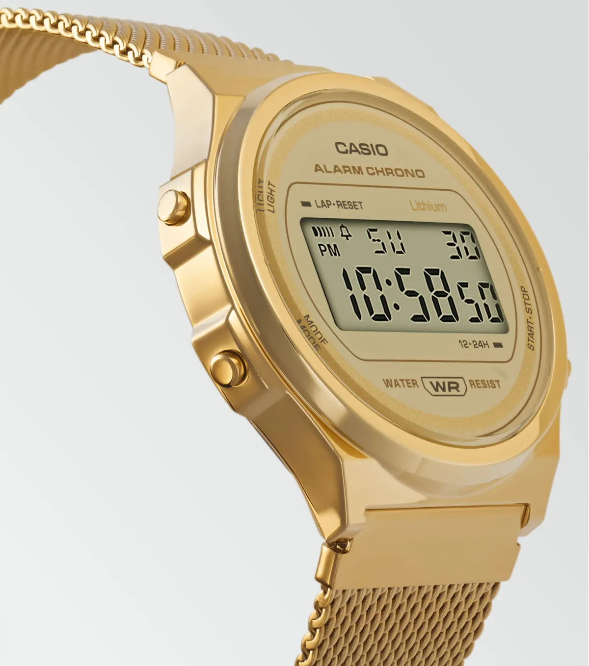 Casio Vintage Unisex Gold Watch A171WEMG-9AEF
