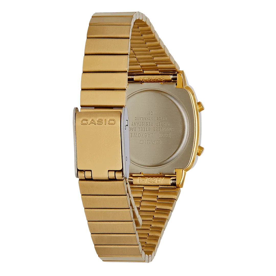 Casio Vintage Unisex Gold Watch LA670WEGA-1EF