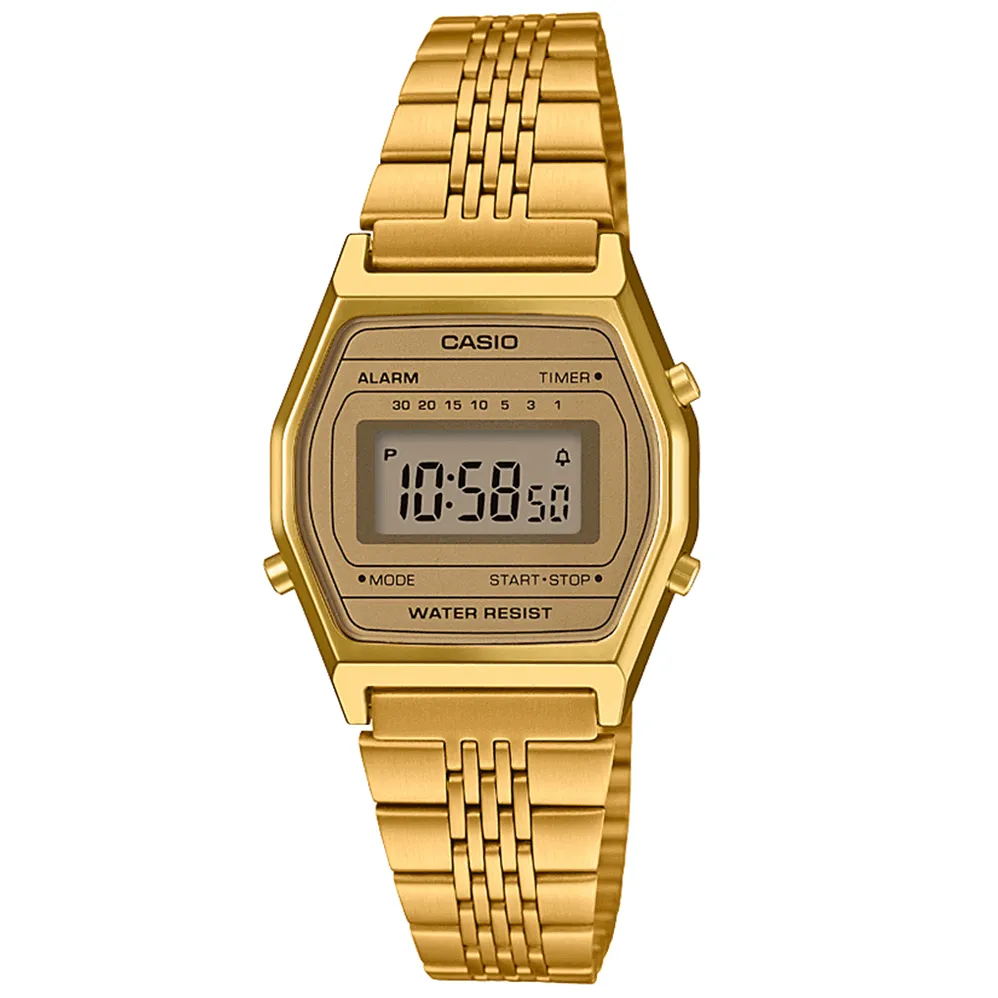 Casio Vintage Unisex Gold Watch LA690WEGA-9EF