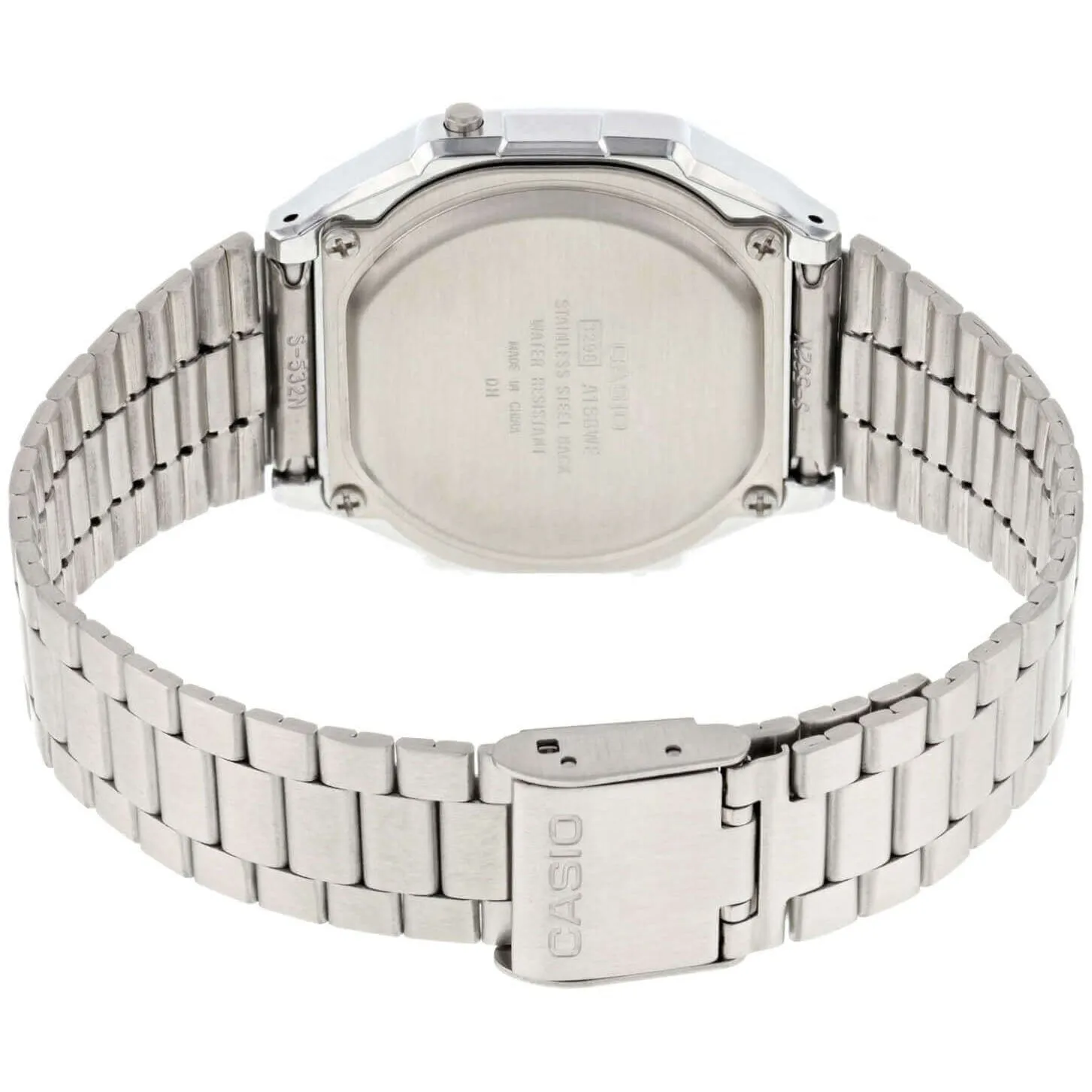 Casio Vintage Unisex Silver Watch A168WEM-1EF