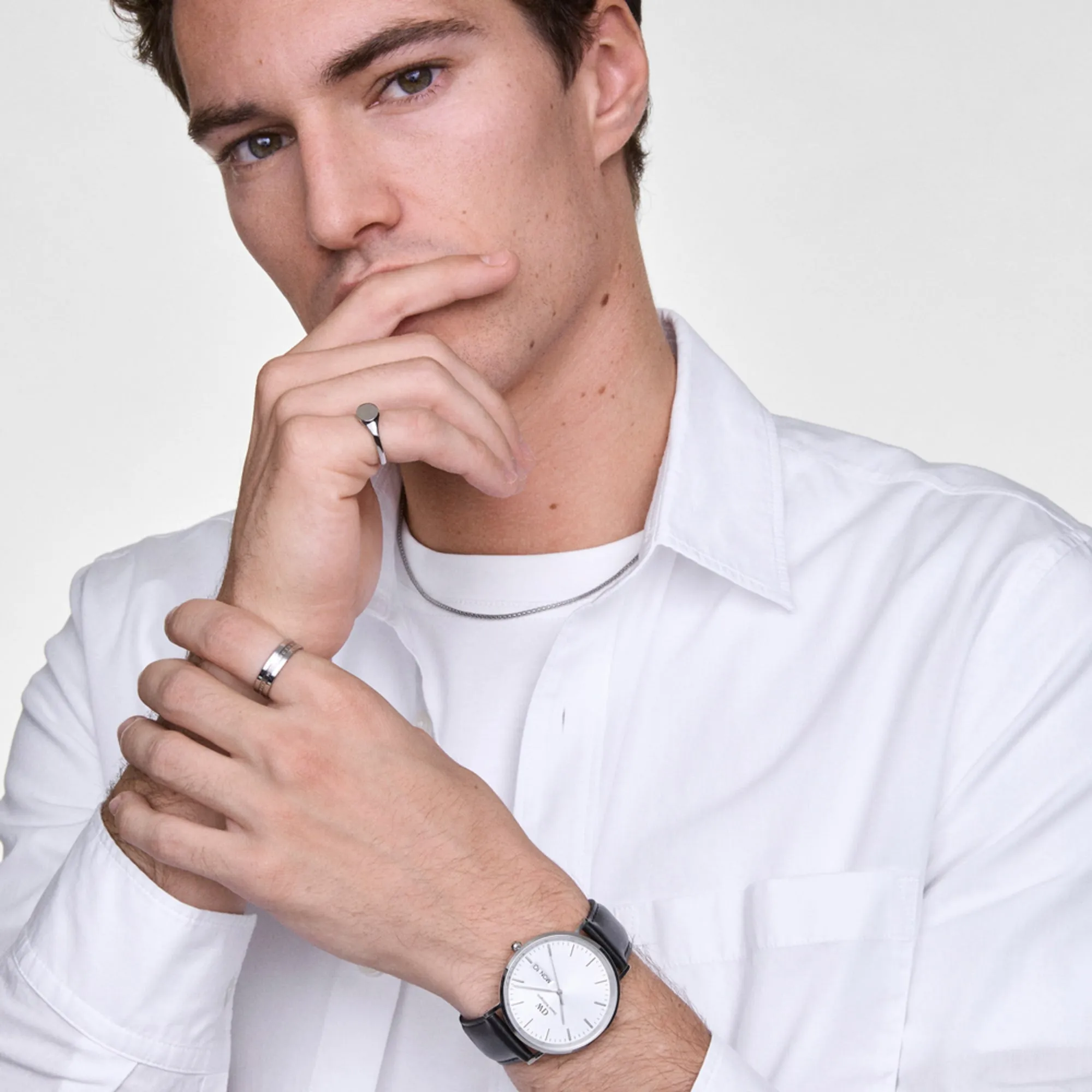 Classic Day Display Sheffield Silver Daniel Wellington
