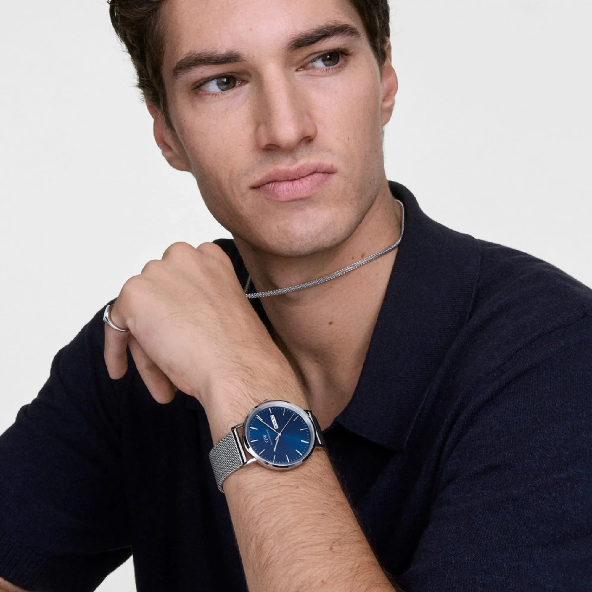 Classic Day Display Sterling Arctic Daniel Wellington