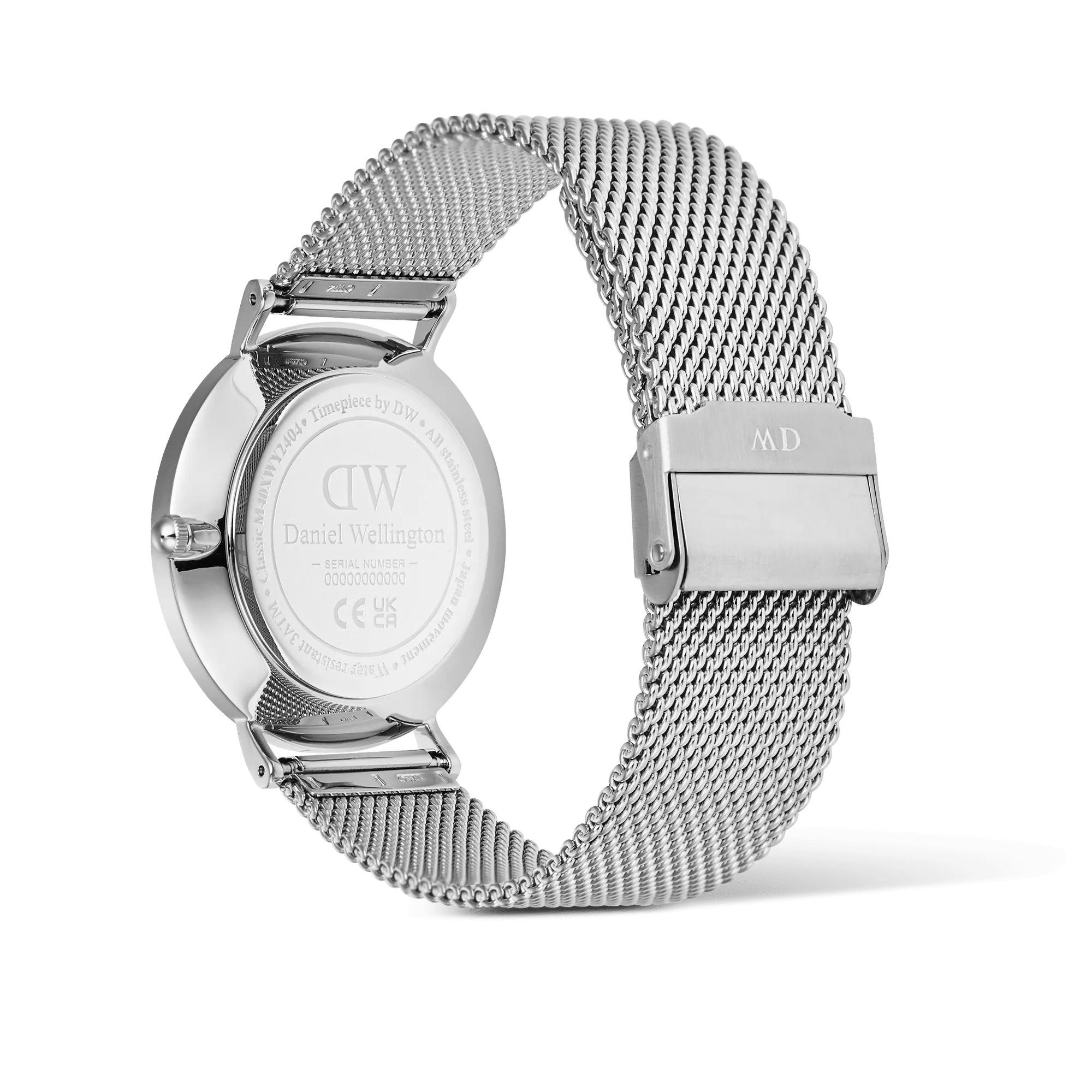 Classic Day Display Sterling Arctic Daniel Wellington