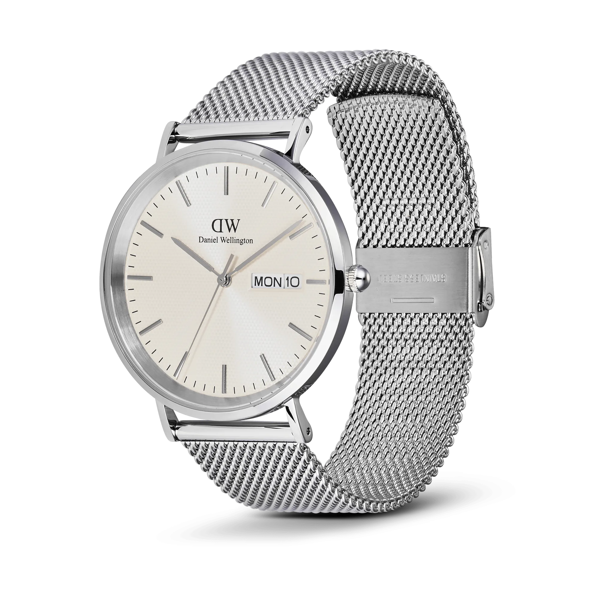Classic Day Display Sterling Champagne Daniel Wellington