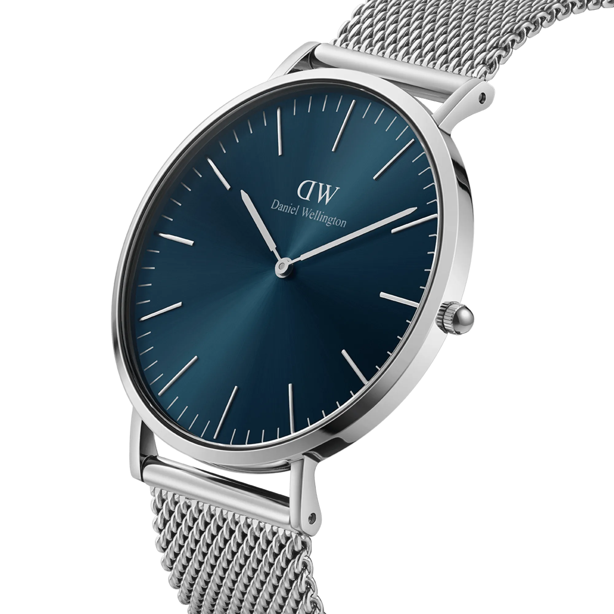 Classic Mesh Arctic Silver Daniel Wellington