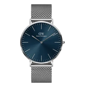 Classic Mesh Arctic Silver Daniel Wellington
