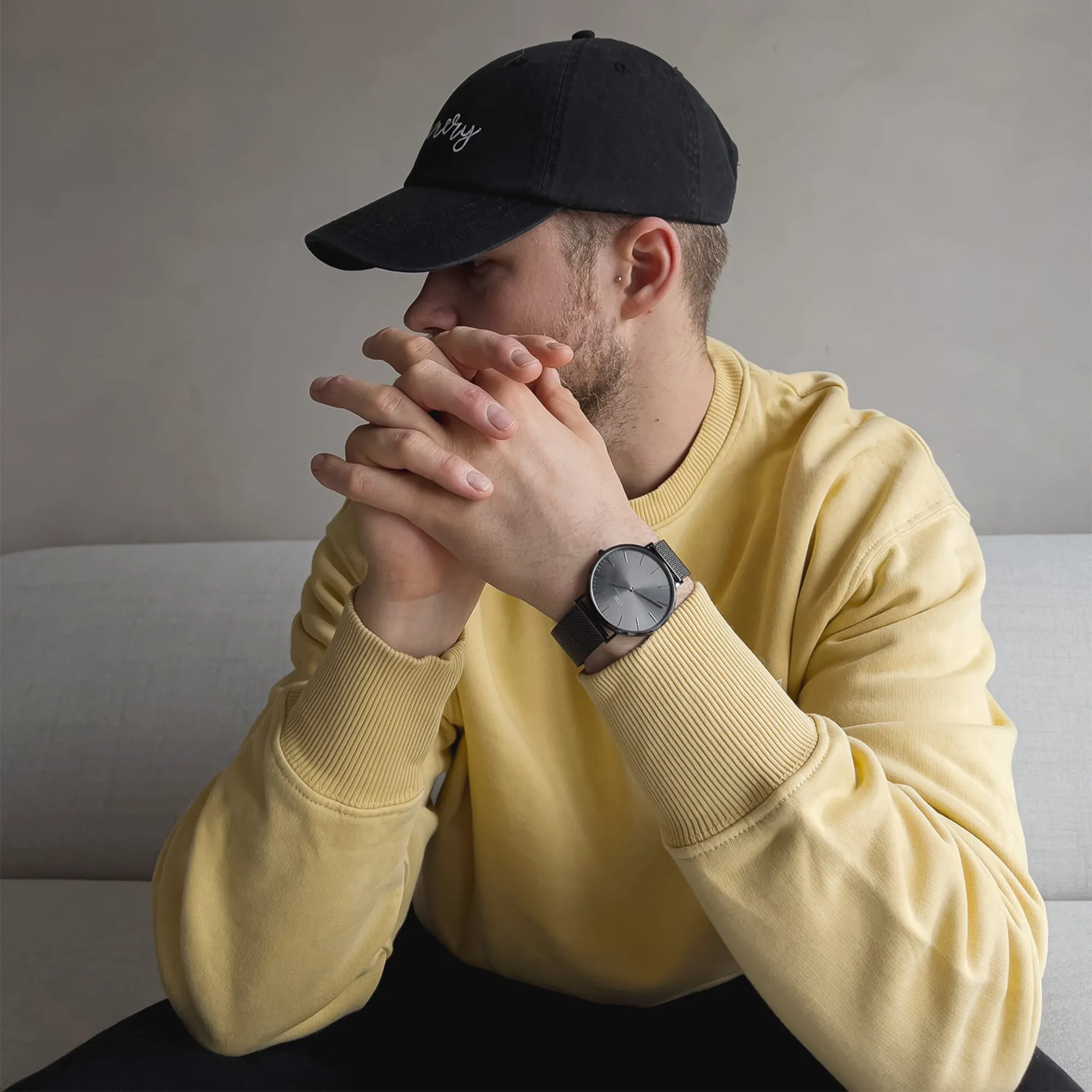 Classic Mesh Graphite Graphite Daniel Wellington