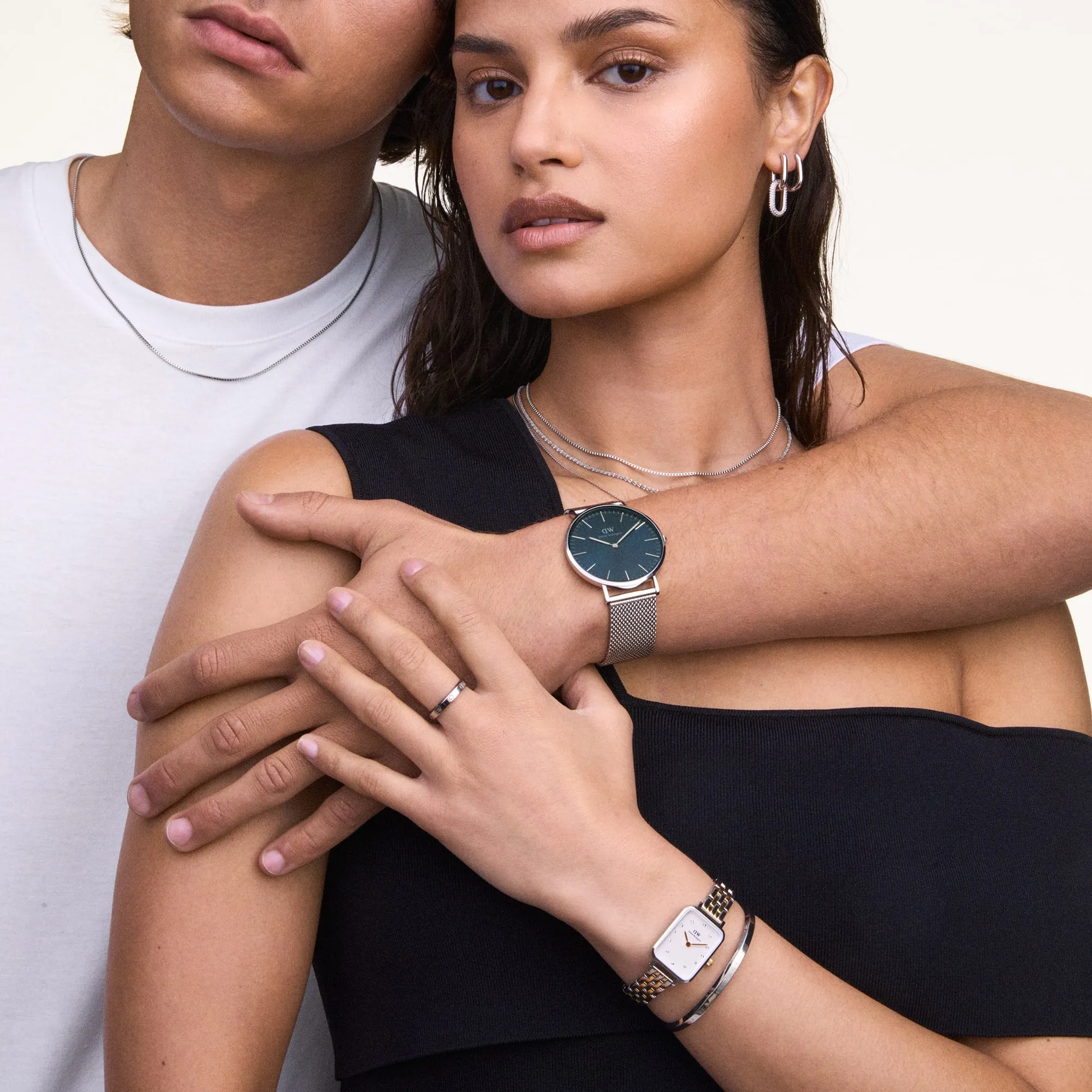Classic Mesh Onyx Daniel Wellington