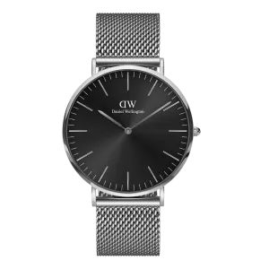 Classic Mesh Onyx Daniel Wellington
