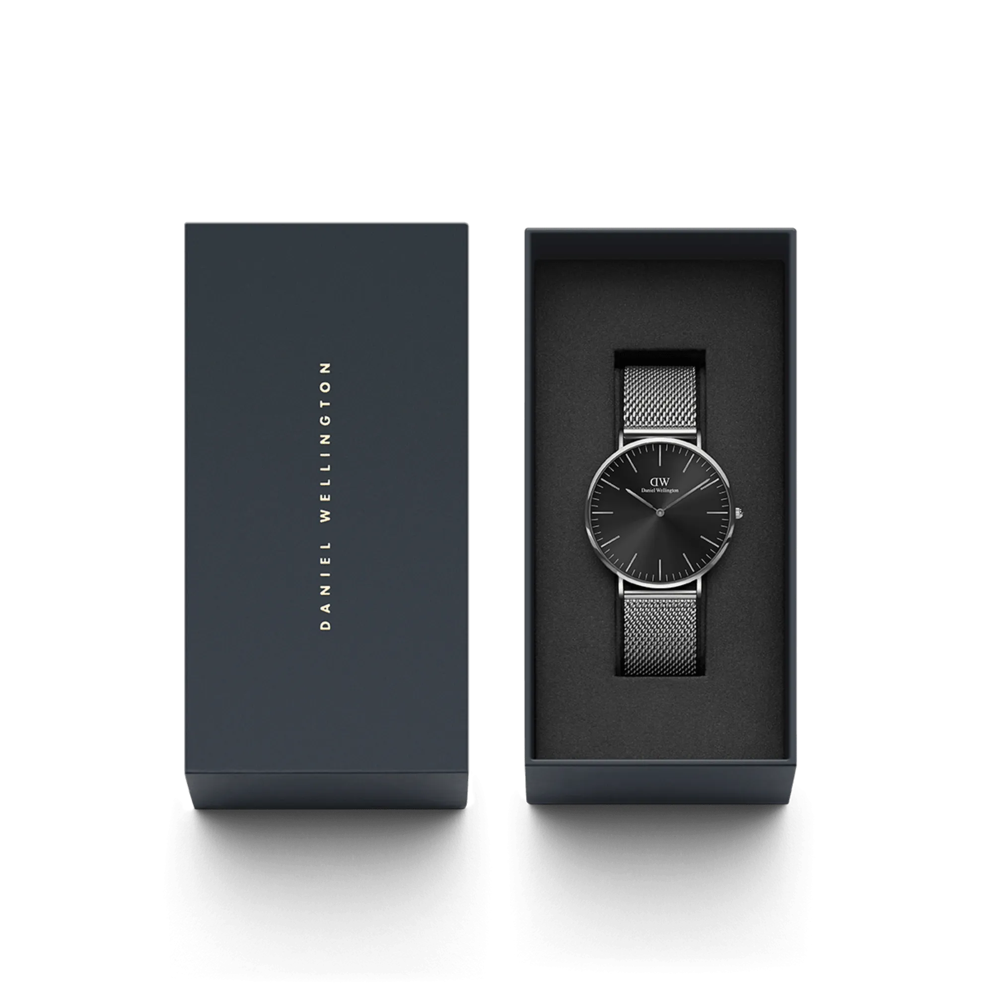 Classic Mesh Onyx Daniel Wellington