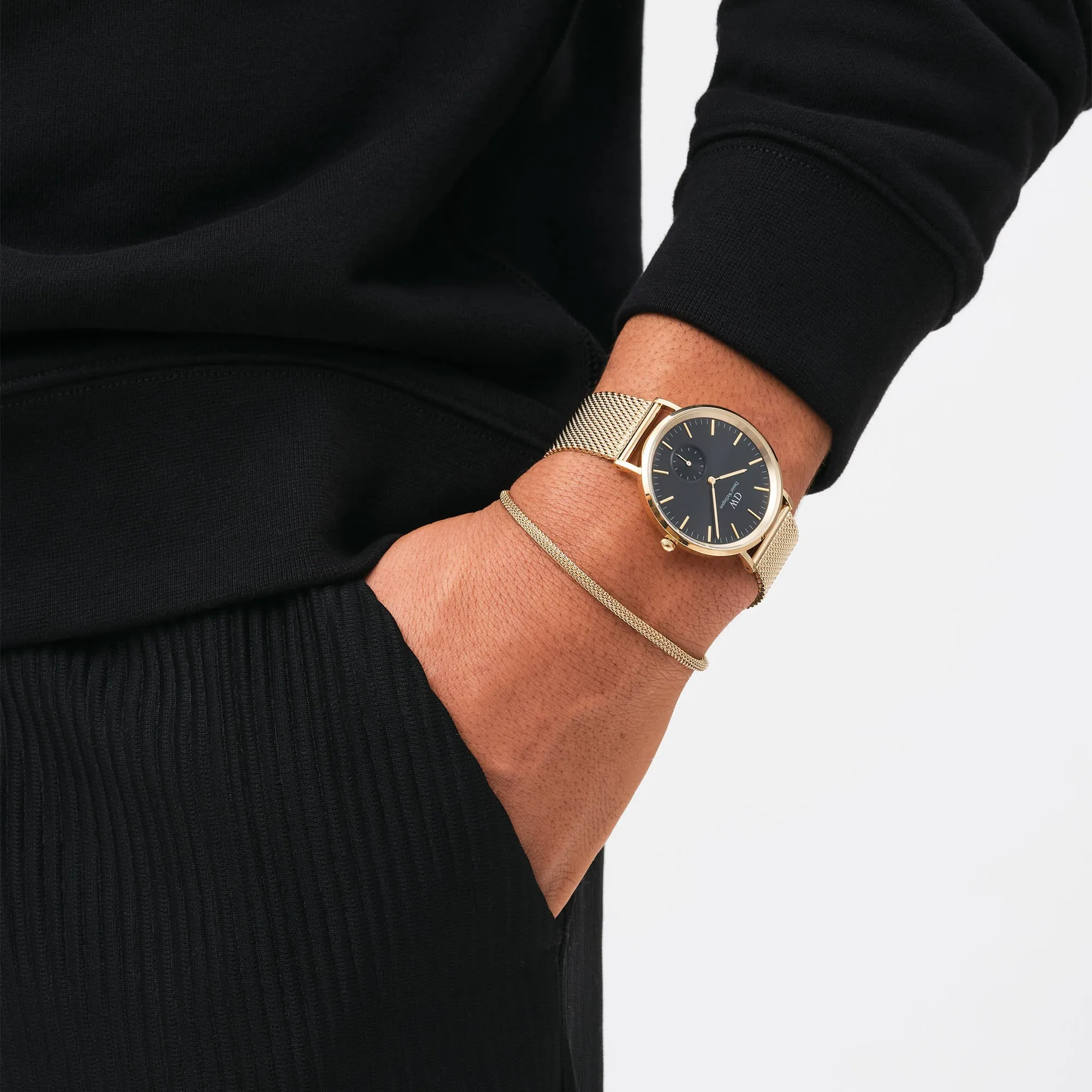 Classic Multi-Eye Evergold Onyx Daniel Wellington