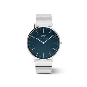 Classic Piano Link Arctic Silver Daniel Wellington
