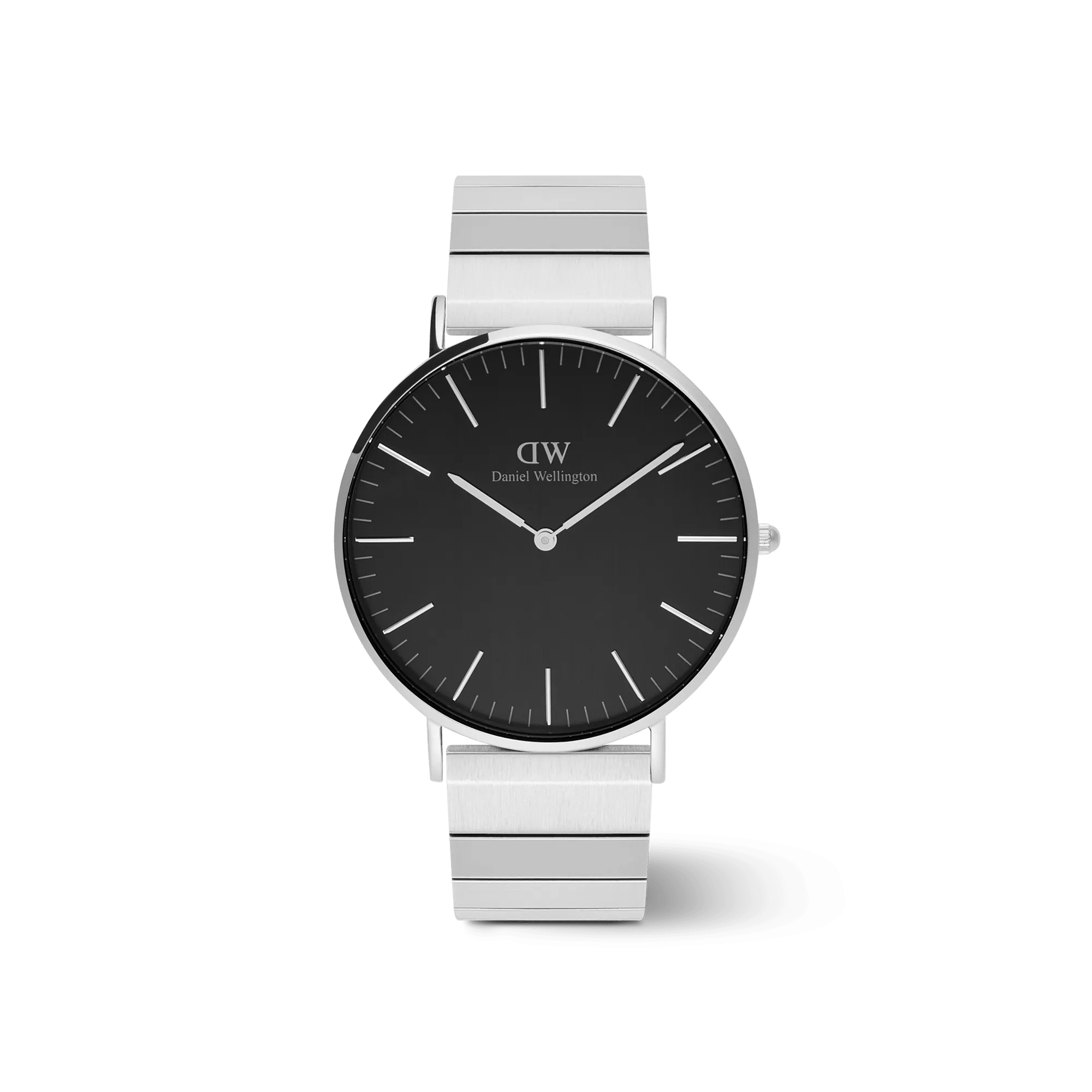 Classic Piano Link Onyx Silver Daniel Wellington