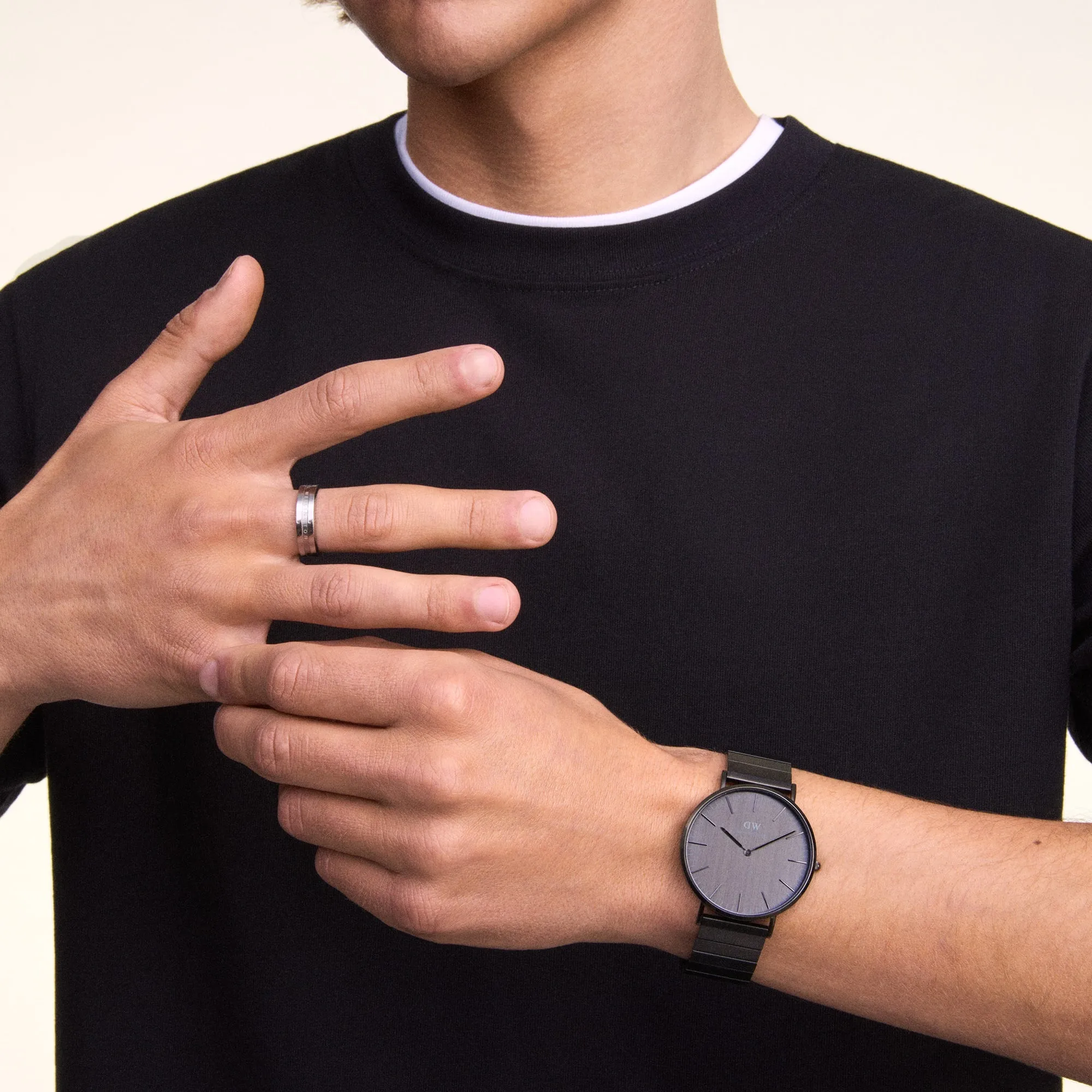 Classic Piano Link Onyx Unitone Black Daniel Wellington