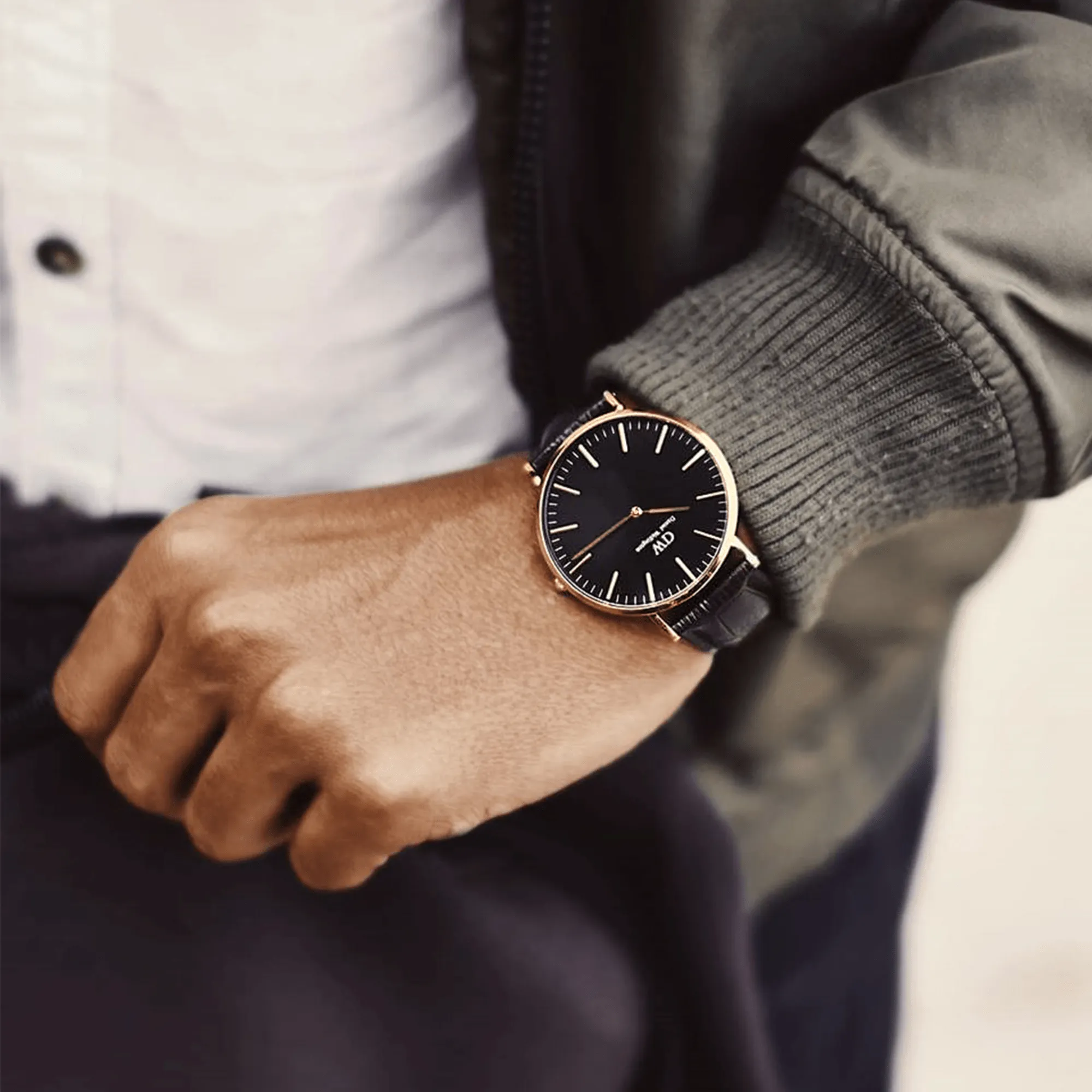 Classic Reading Rose Gold Daniel Wellington