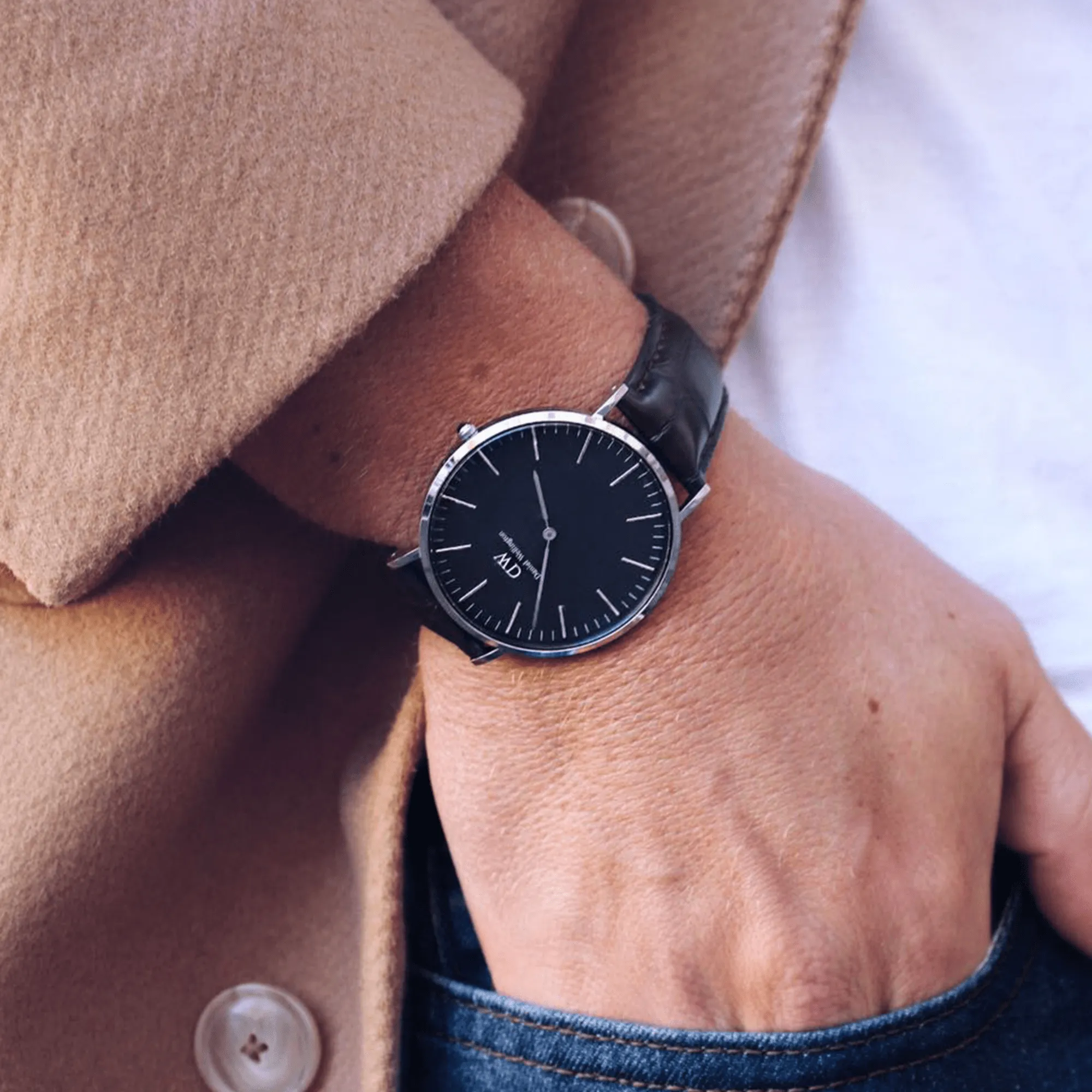 Classic Reading Silver Daniel Wellington