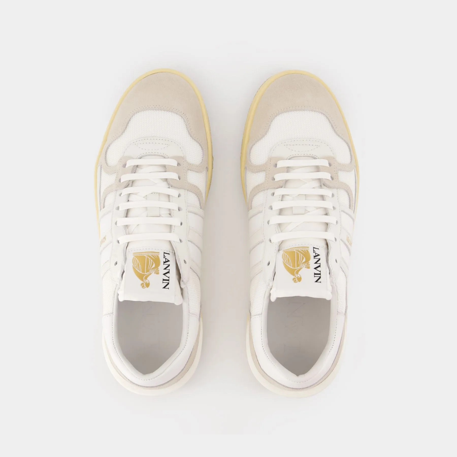 Clay Sneakers - Lanvin - Leather - White