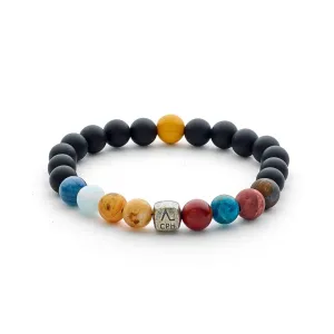 ColorUp Milky Way 8mm Silver Bracelet