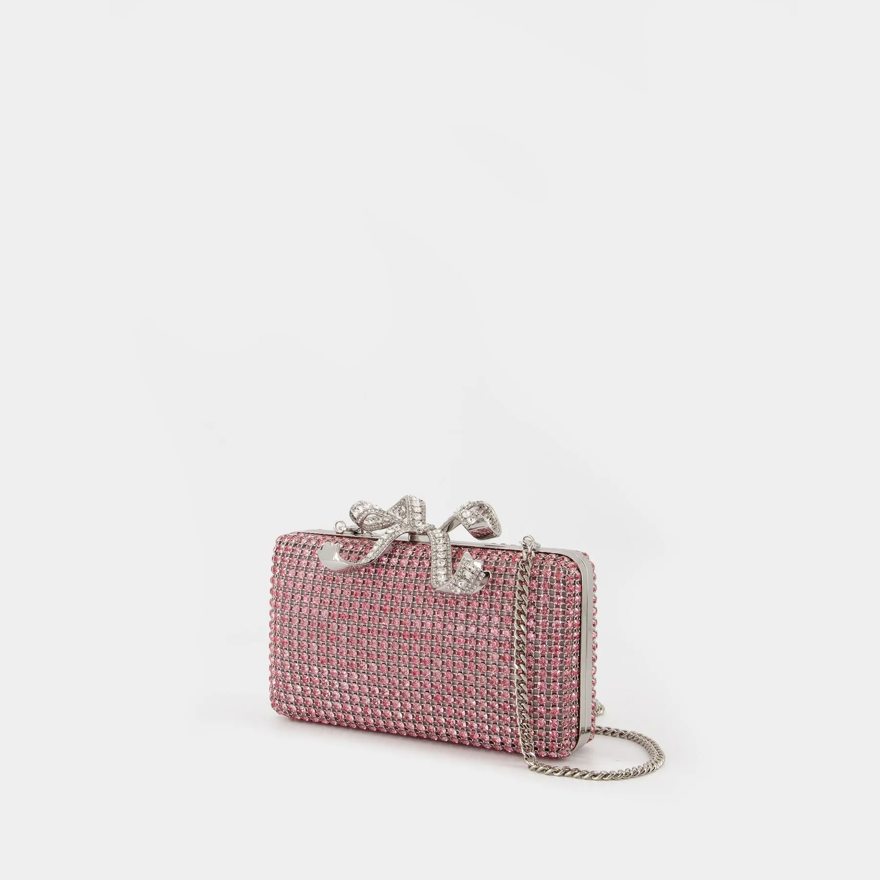Crystal Box Clutch - SELF PORTRAIT - Synthetic - Pink