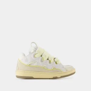 Curb Sneakers - Lanvin - Leather - White