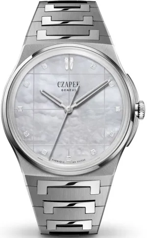 Czapek Antarctique S La Carte des Nuages Misty White Watch