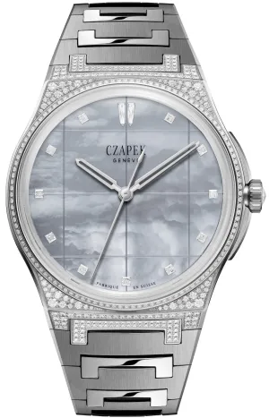 Czapek Antarctique S La Carte des Nuages Stormy Grey Diamonds Limited Edition Watch