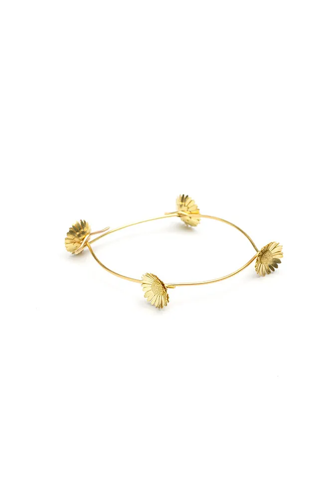 Daisy Chain 18K Gold Bracelet