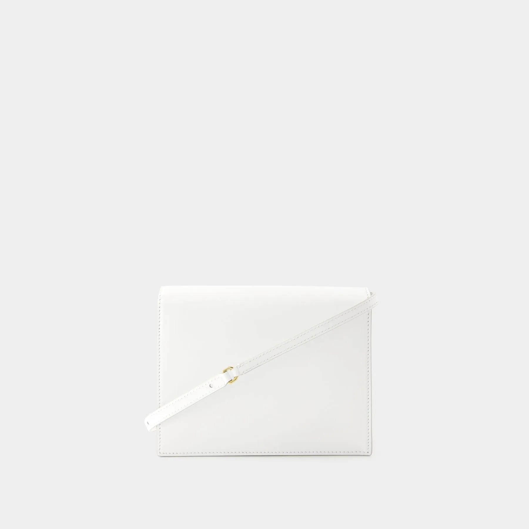 DG Logo Crossbody - Dolce&Gabbana - Leather - White