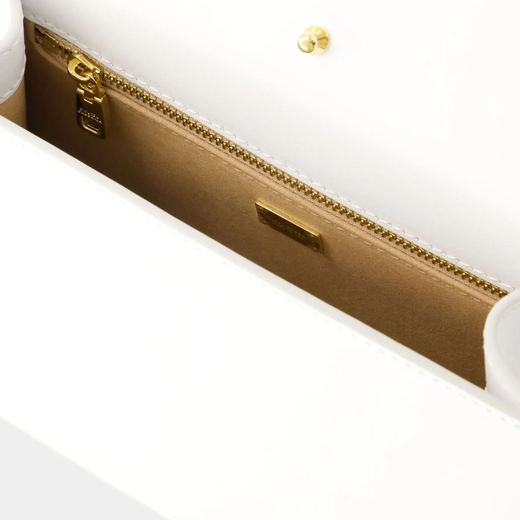DG Logo Crossbody - Dolce&Gabbana - Leather - White