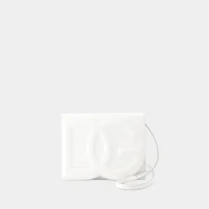 DG Logo Crossbody - Dolce&Gabbana - Leather - White