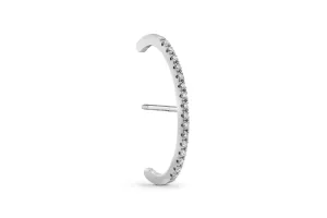 Diamonds Suspender 14K Whitegold Earring