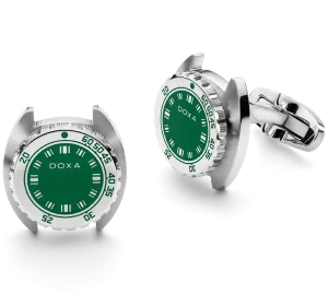 Doxa Cufflinks SUB Sea Emerald Green