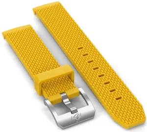 Doxa Strap SUB 200 Rubber Yellow With Buckle