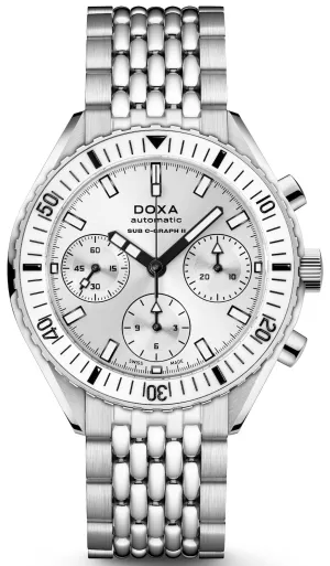Doxa Sub 200 C-Graph II Whitepearl Bracelet Watch