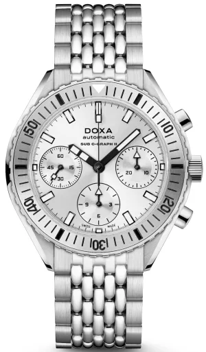 Doxa Sub 200 C-Graph II Whitepearl Bracelet Watch