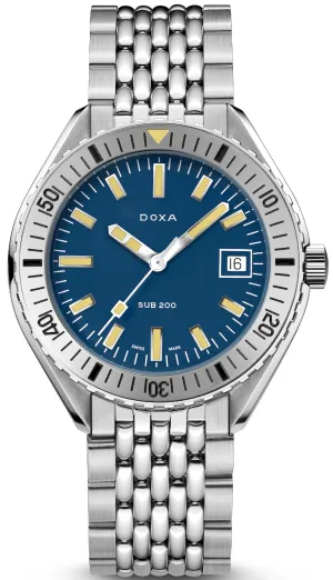 Doxa Sub 200 Caribbean Stainless Steel Bracelet Watch