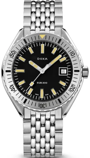 Doxa Sub 200 Sharkhunter Stainless Steel Bracelet Watch
