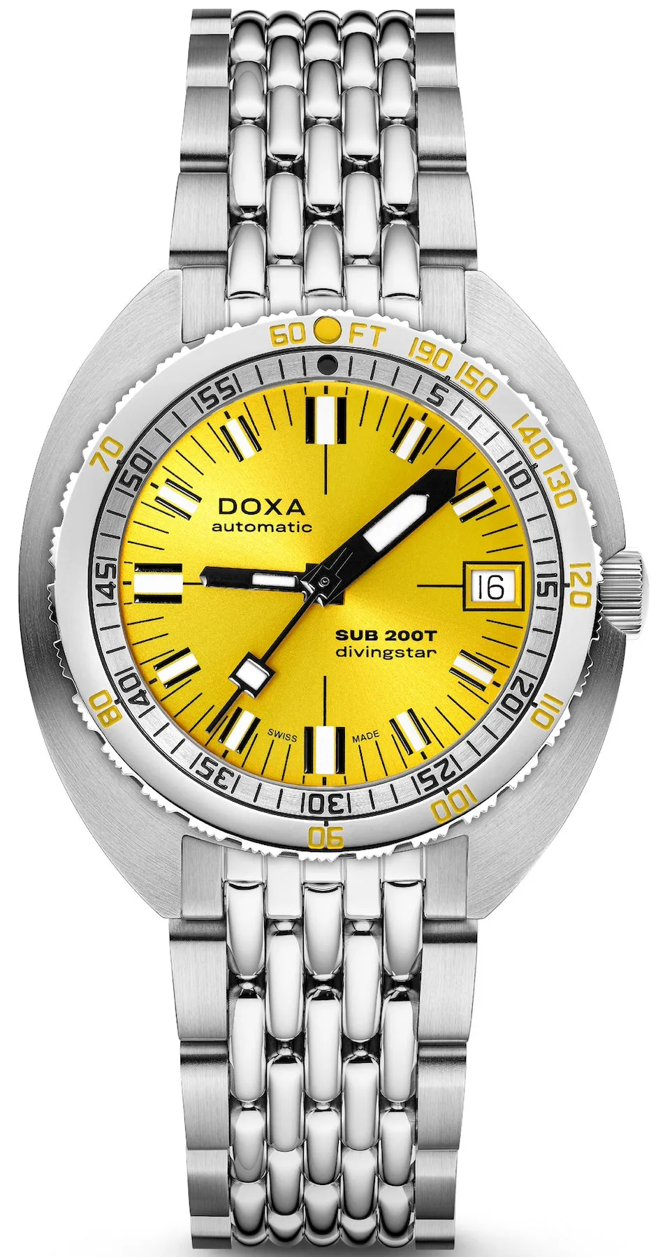 Doxa SUB 200T Divingstar Sunray Bracelet Watch