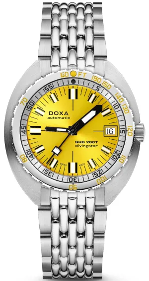Doxa SUB 200T Divingstar Sunray Bracelet Watch